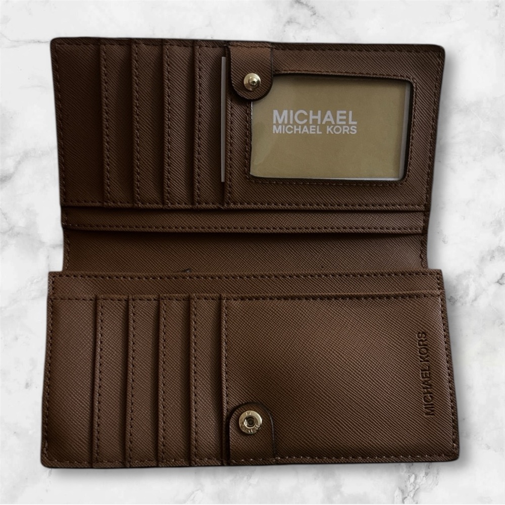 Michael Kors Jet Set large signature Wallet NWOT - Picture 8 of 13